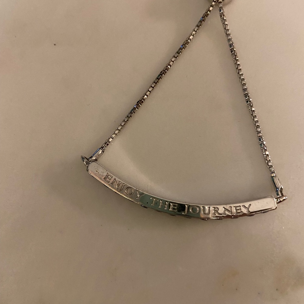 Kohl's Silver 'Enjoy the Journey' Motto Bracelet